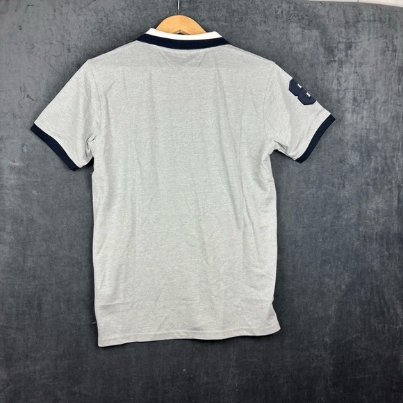 NWT Tommy Hilfiger Boys Light Gray Polo with Red Accents Sz XL (20) - Picture 9 of 11